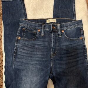 Madewell Dark Blue Denim Jeans